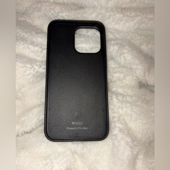 Walli 14 Pro Max IPhone Case Black Floral - Picture 2 of 2